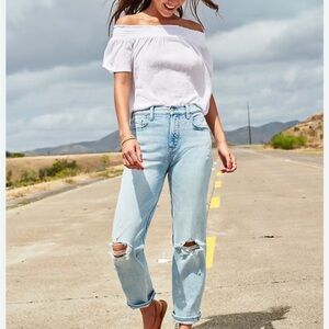 Old Navy Light Blue Boyfriend Jeans